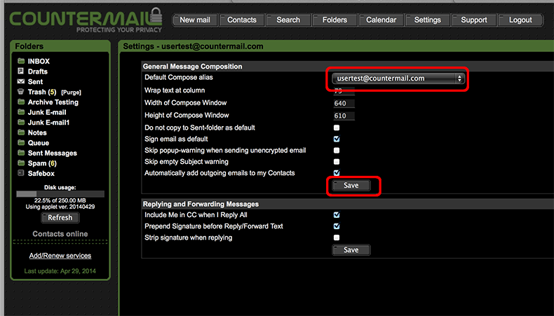 bitmessage vs countermail